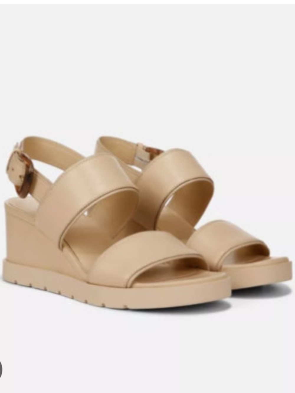 Vince roma tan smooth leather sandals new sz 10m